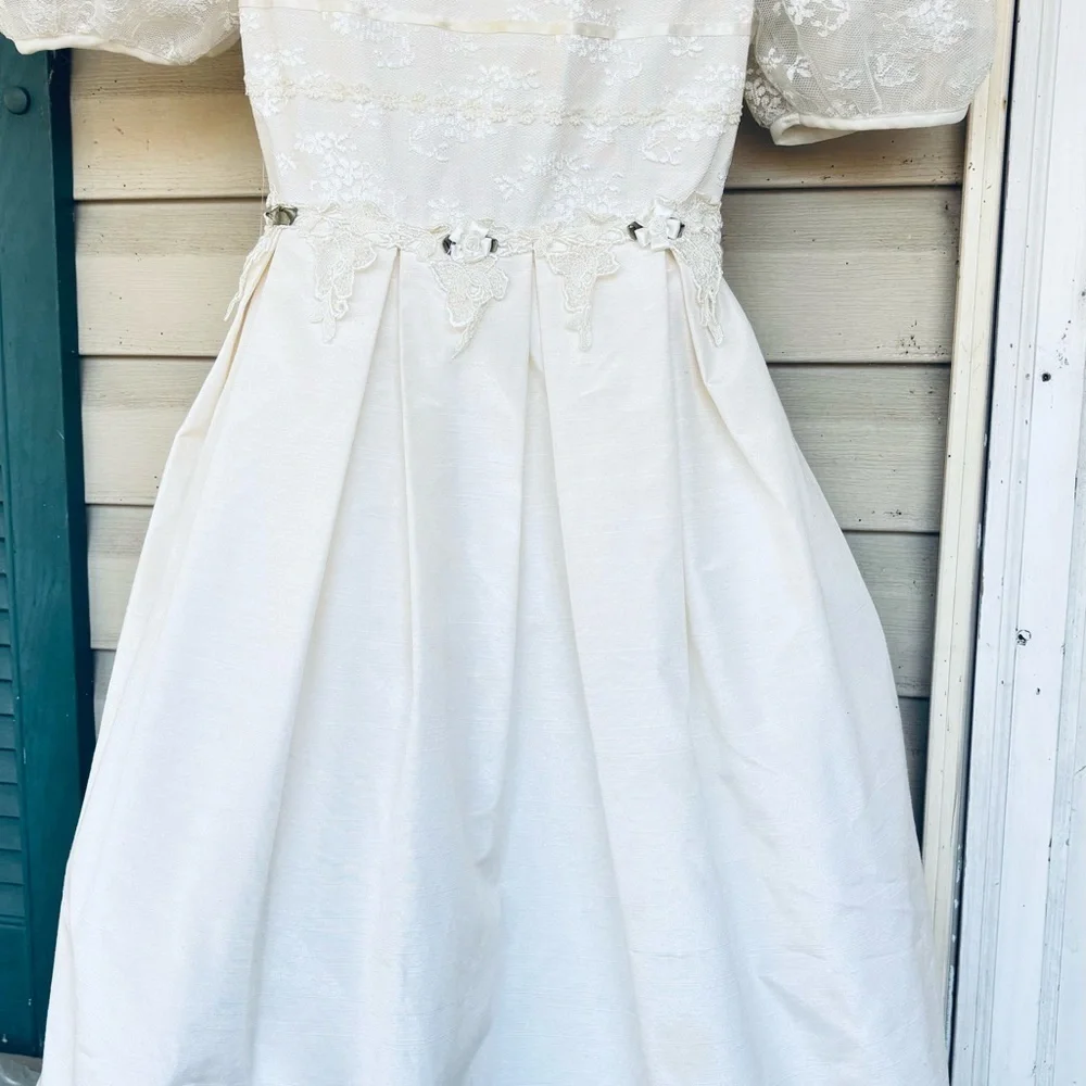 Vintage Bonnie Jean New York Girl's Wedding Flower Girl Bridesmaid Dress